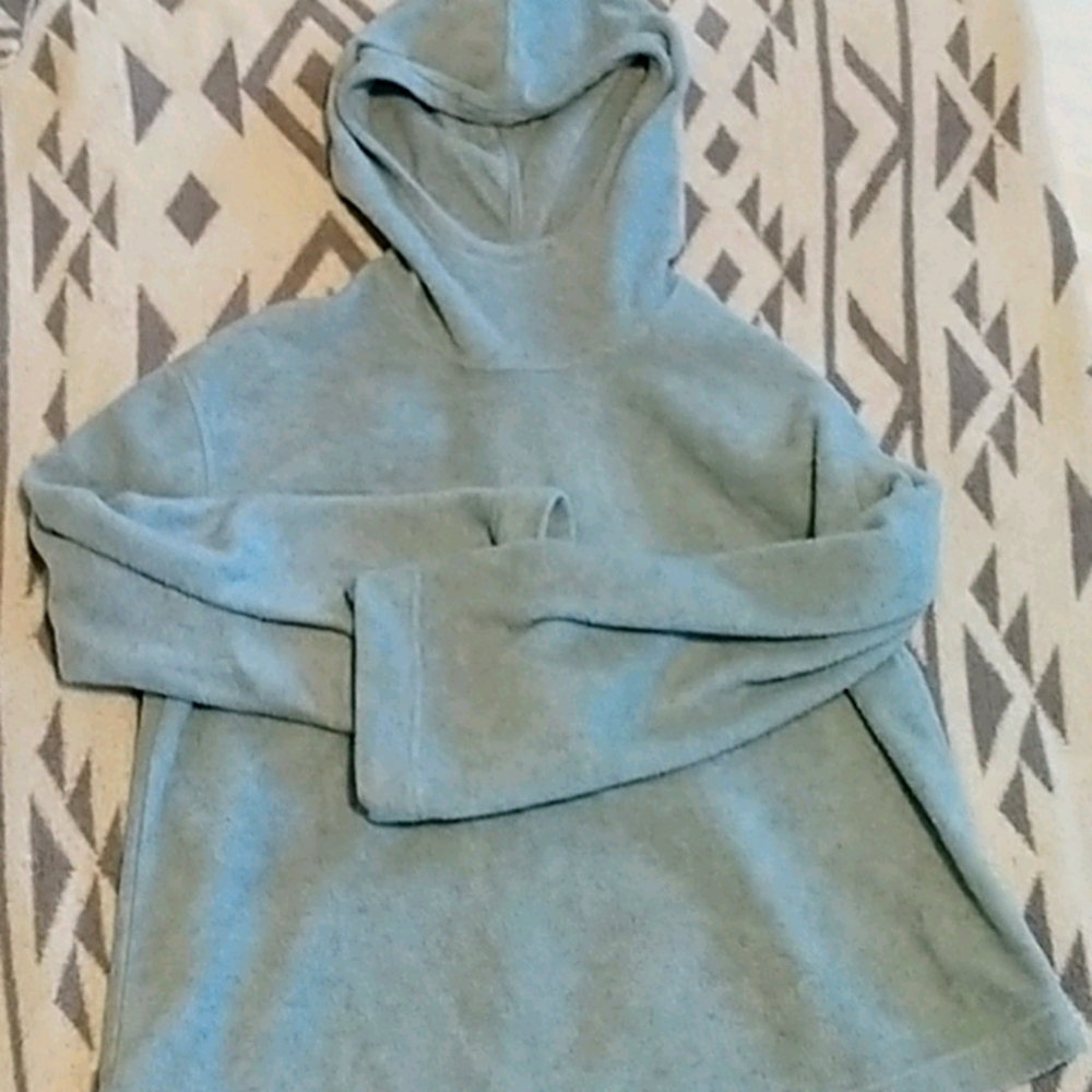 GUC+ gray+ yoga fleece+hoodie+old navy active